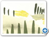 Toscana (1987, Aquarell)
