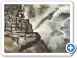 Vor dem Sturm (1988, Aquarell)
